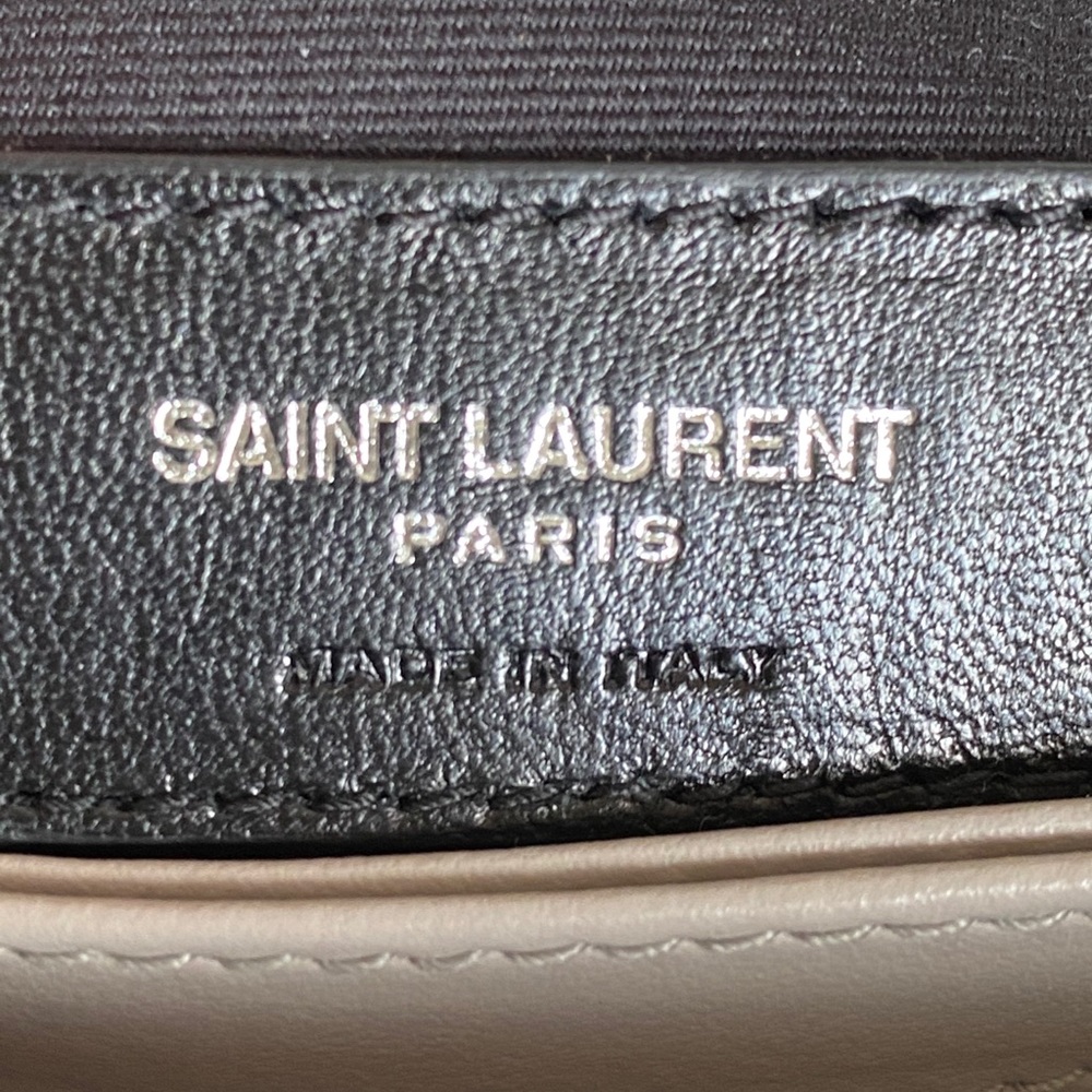 EUC Saint Laurent Toy Loulou Crossbody Bag Gray - Picture 15 of 16